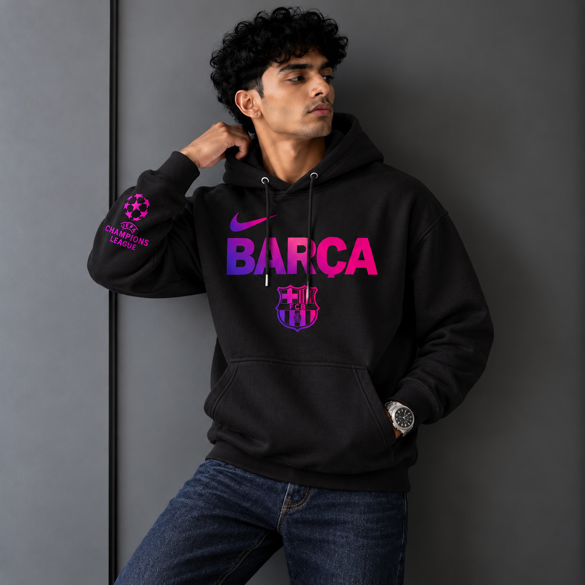 Barça Eclipse Graphic Hoodie